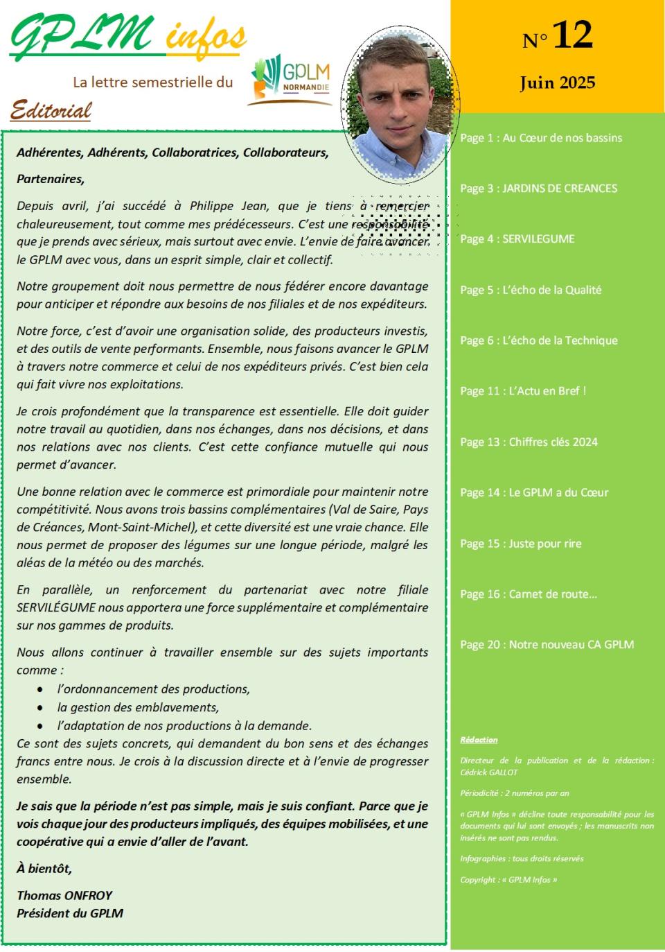 GPLM n°12 page de couv